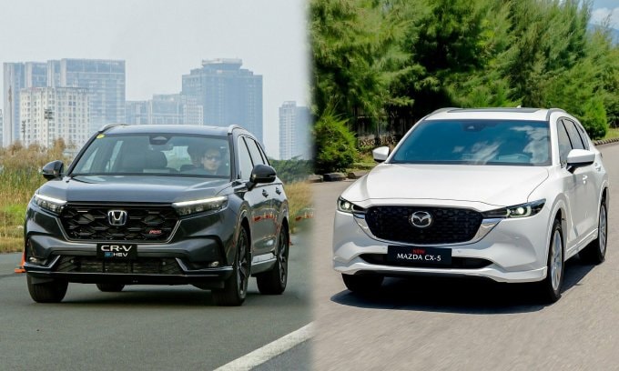 So sánh Mazda CX-5 và Honda CR-V